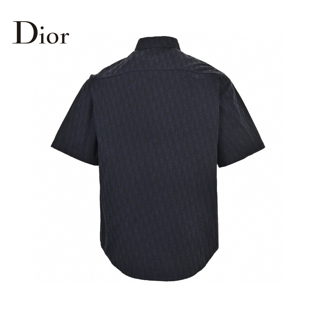 Dior Black Short - Sleeve Shirt - netstar