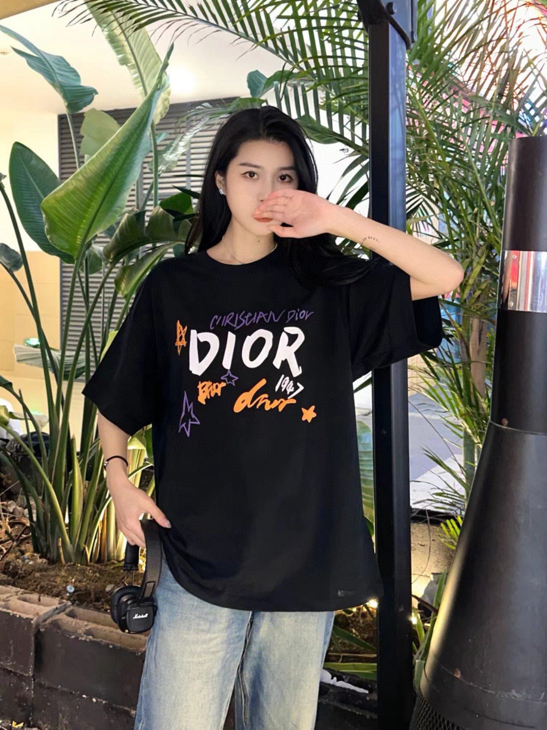 Dior Christian Dior Graphic Black T-Shirt - netstar