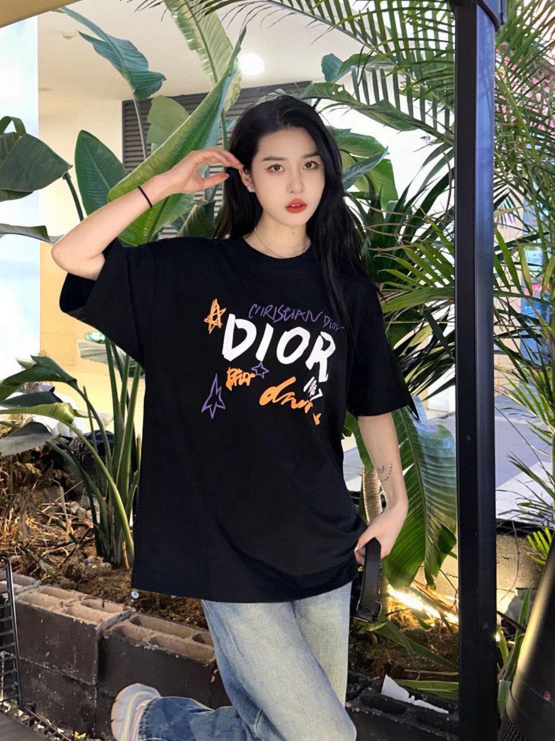 Dior Christian Dior Graphic Black T-Shirt - netstar
