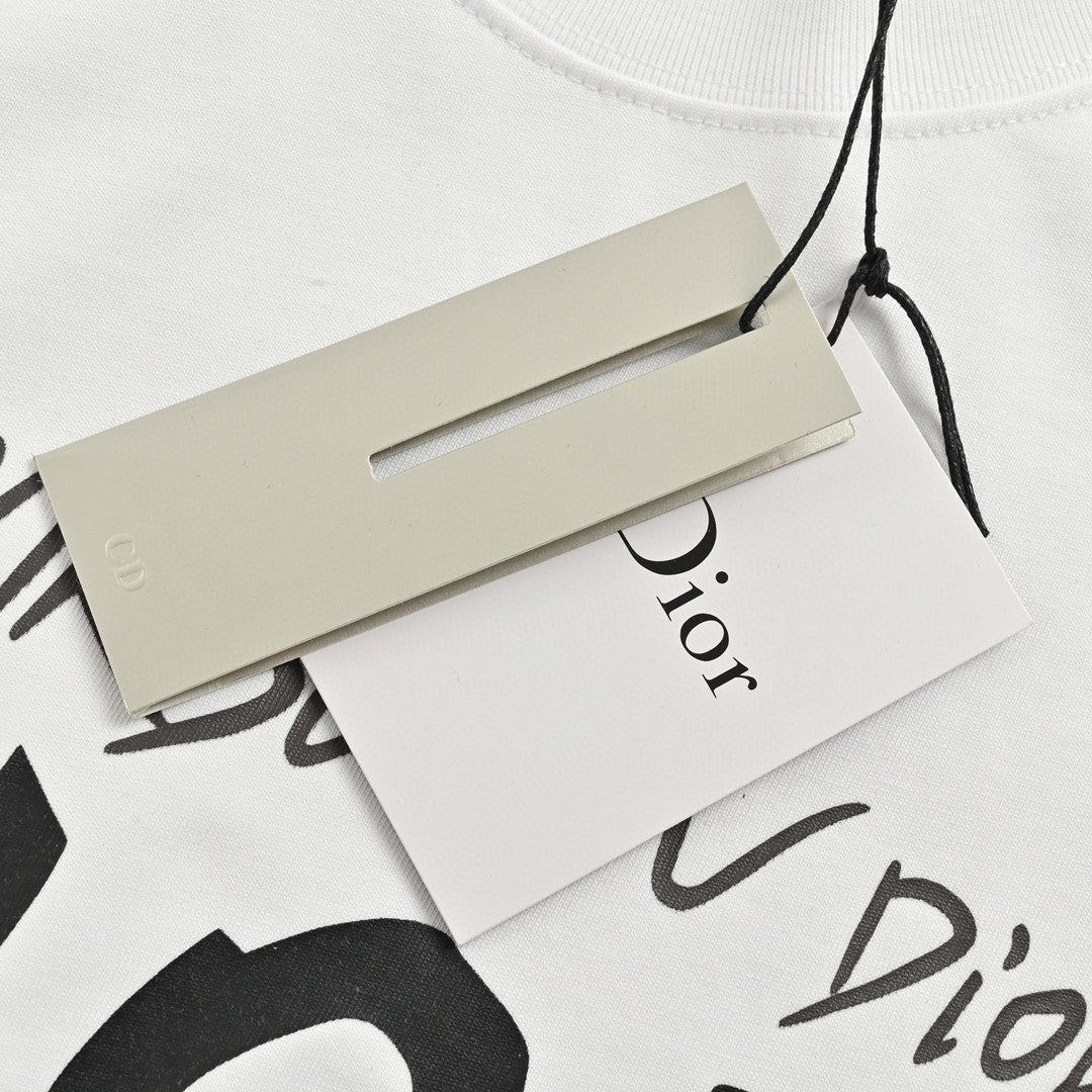 Dior Christian Dior Graphic White T-Shirt - netstar