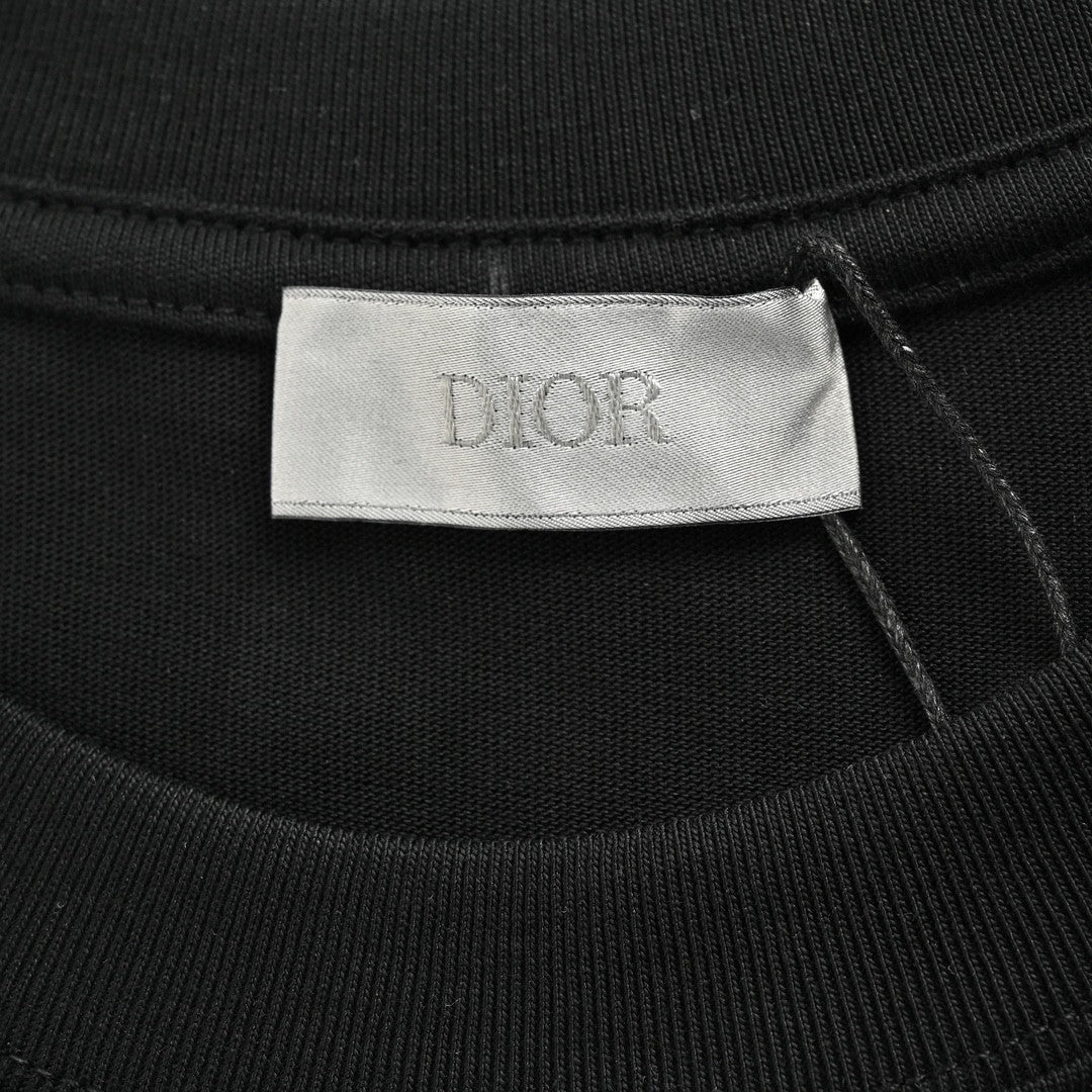 Dior Christian Graphic Black T-Shirt - netstar