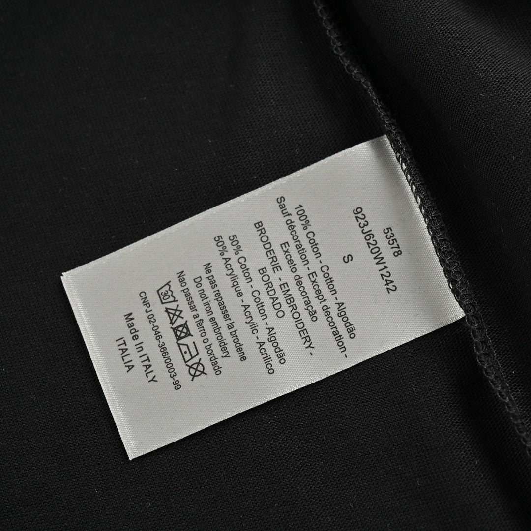 Dior Christian Graphic Black T-Shirt - netstar
