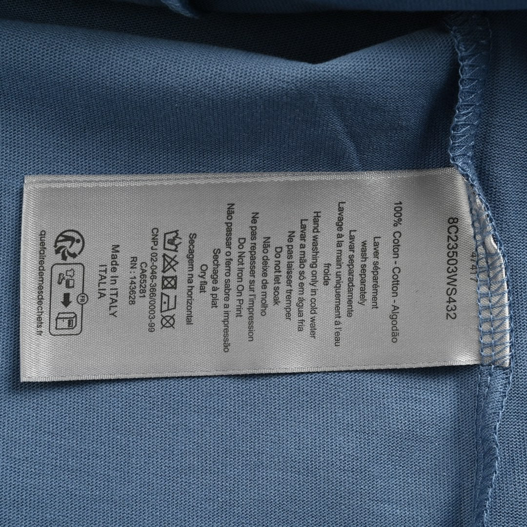 Dior Classic Logo T-Shirt (Blue) - netstar