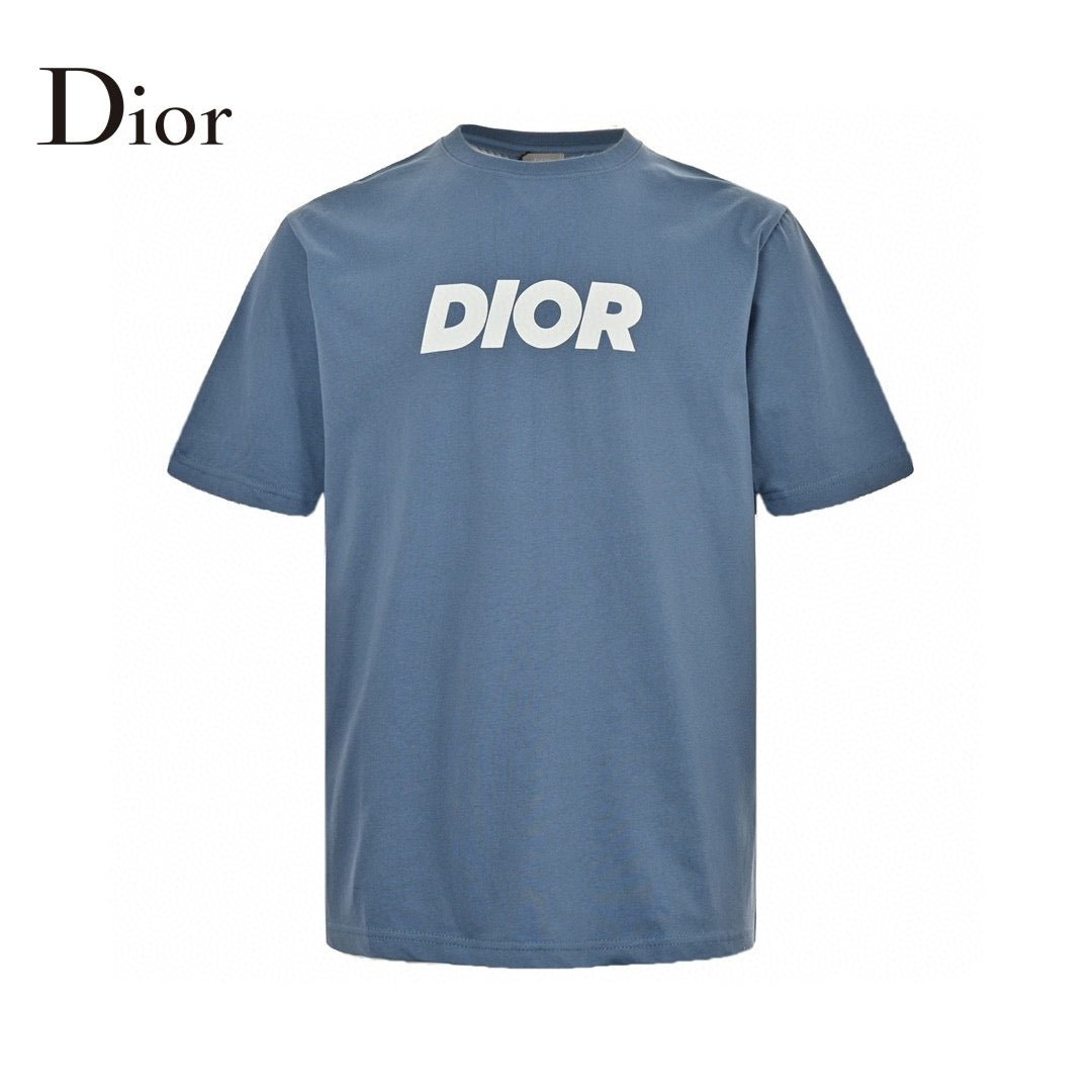 Dior Classic Logo T-Shirt (Blue) - netstar