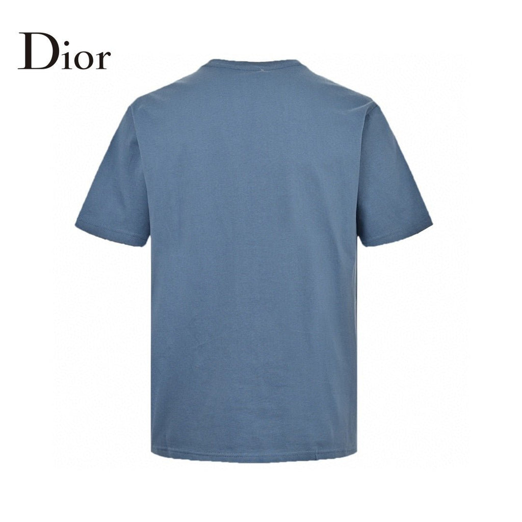 Dior Classic Logo T-Shirt (Blue) - netstar