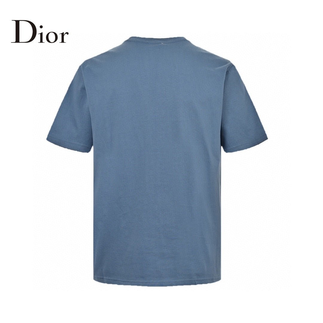 Dior Classic Logo T-Shirt (Blue) - netstar