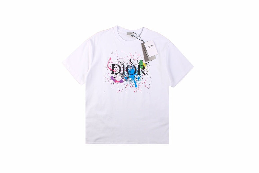 Dior Color Splash Graphic T-Shirt - netstar