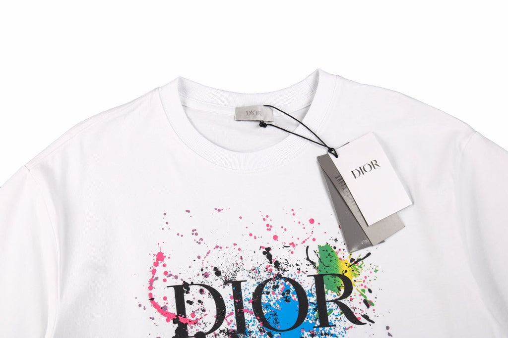 Dior Color Splash Graphic T-Shirt - netstar