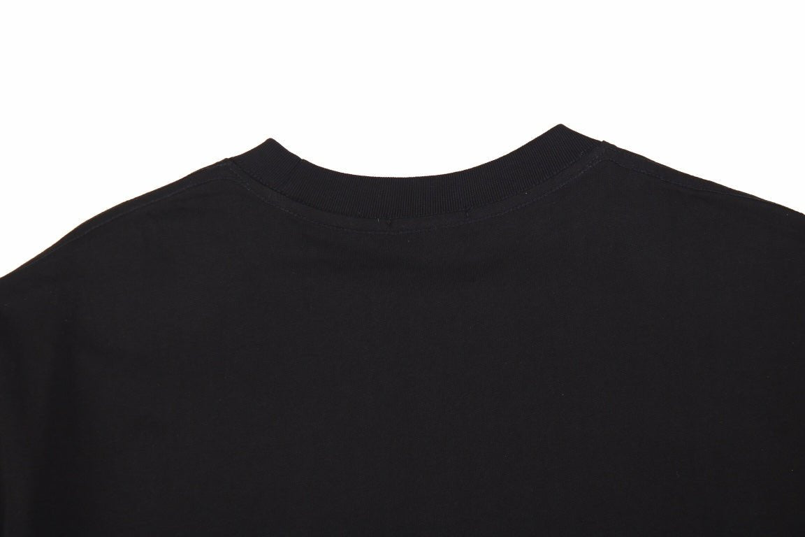 Dior Color Splash Graphic T-Shirt - Black - netstar