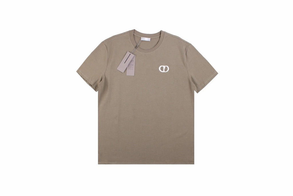 Dior Double D Logo T-Shirt (Khaki) - netstar