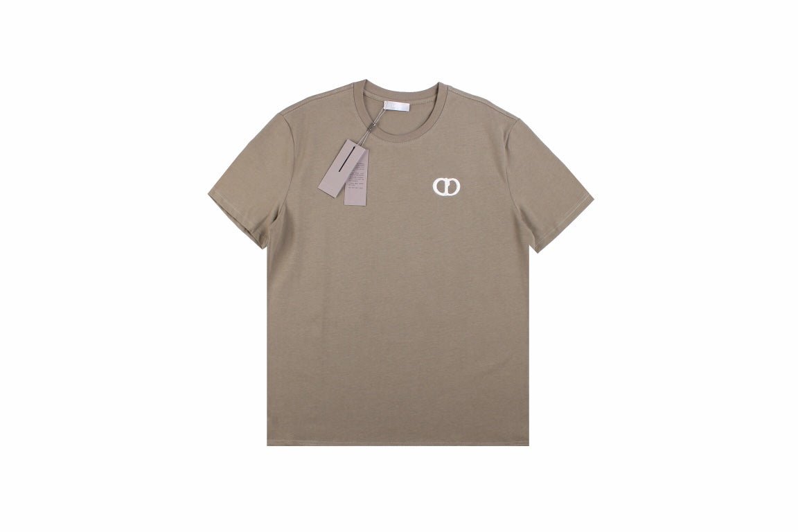 Dior Double D Logo T-Shirt (Khaki) - netstar