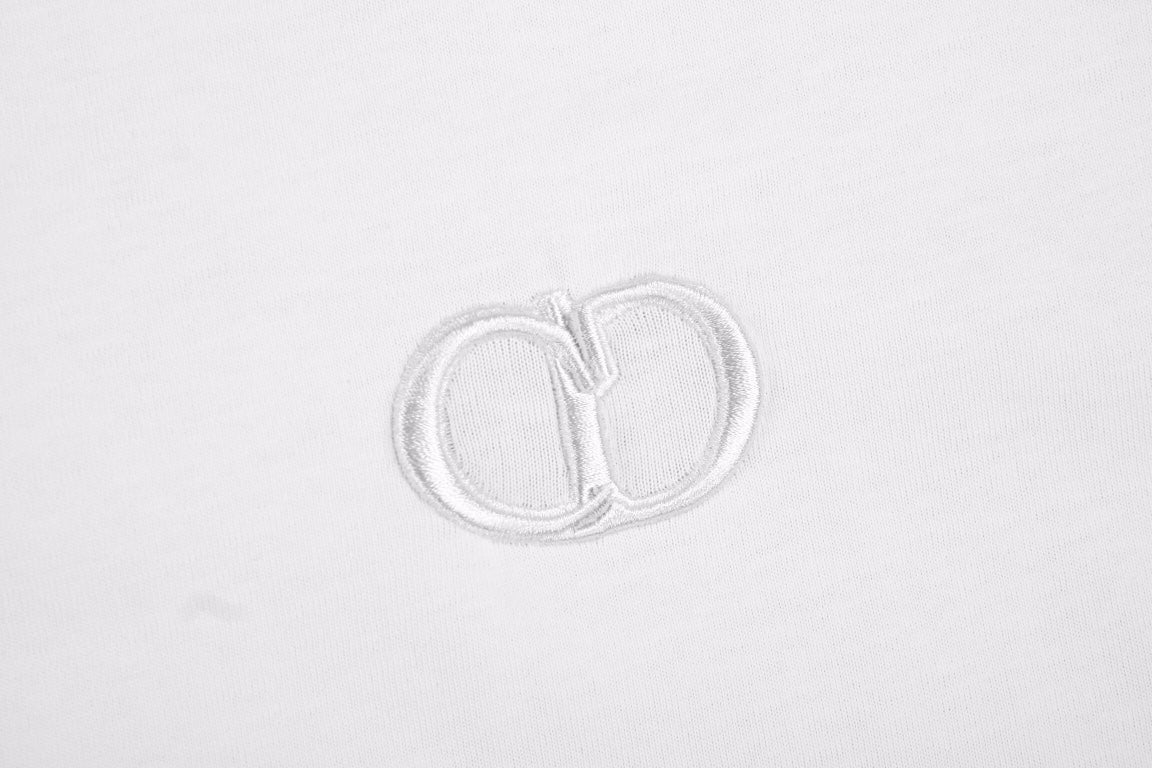 Dior Double D Logo T-Shirt (White) - netstar