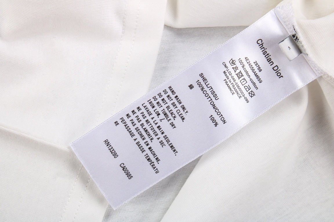 Dior Double D Logo T-Shirt (White) - netstar