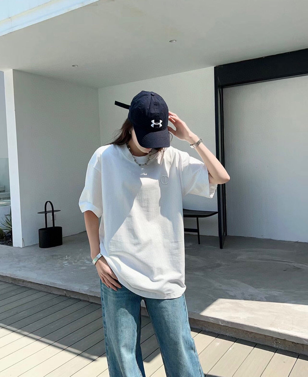 Dior Double D Logo T-Shirt (White) - netstar