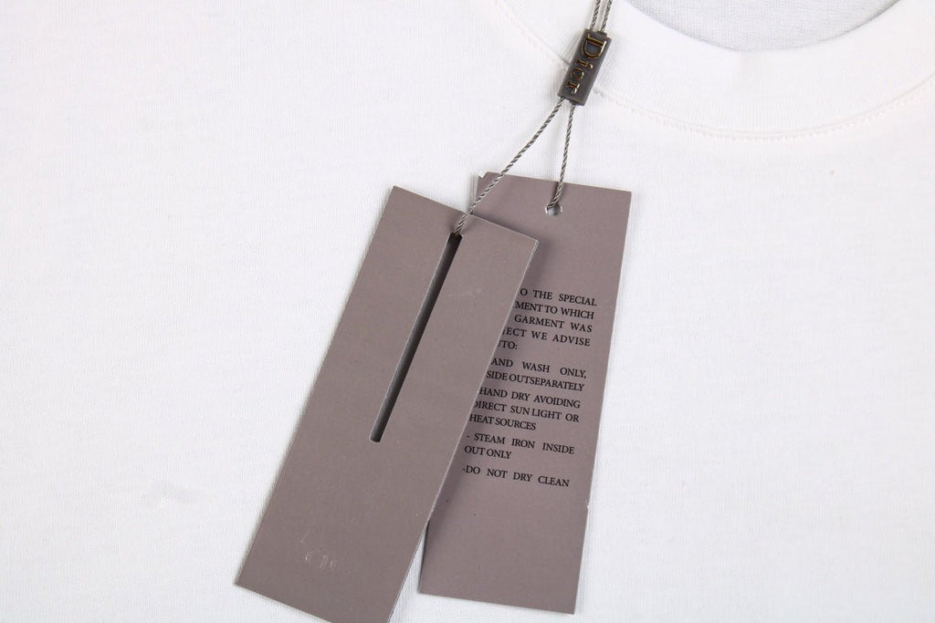 Dior Double D Logo T-Shirt (White) - netstar