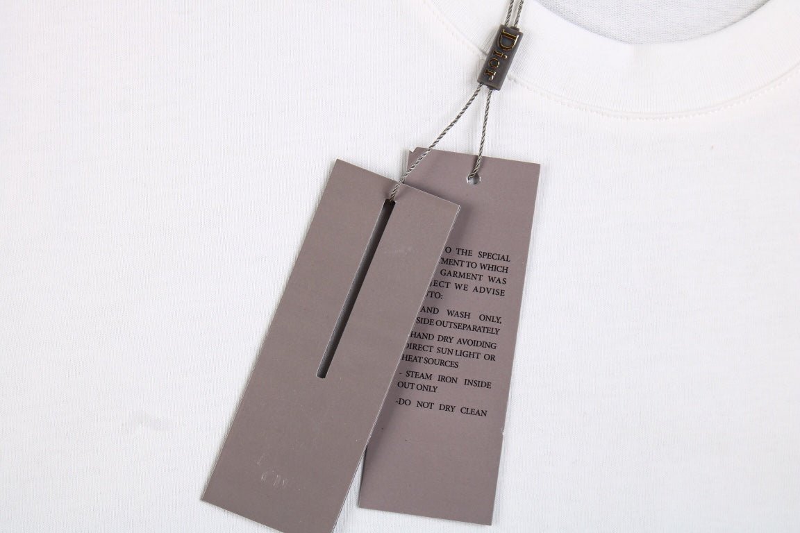Dior Double D Logo T-Shirt (White) - netstar