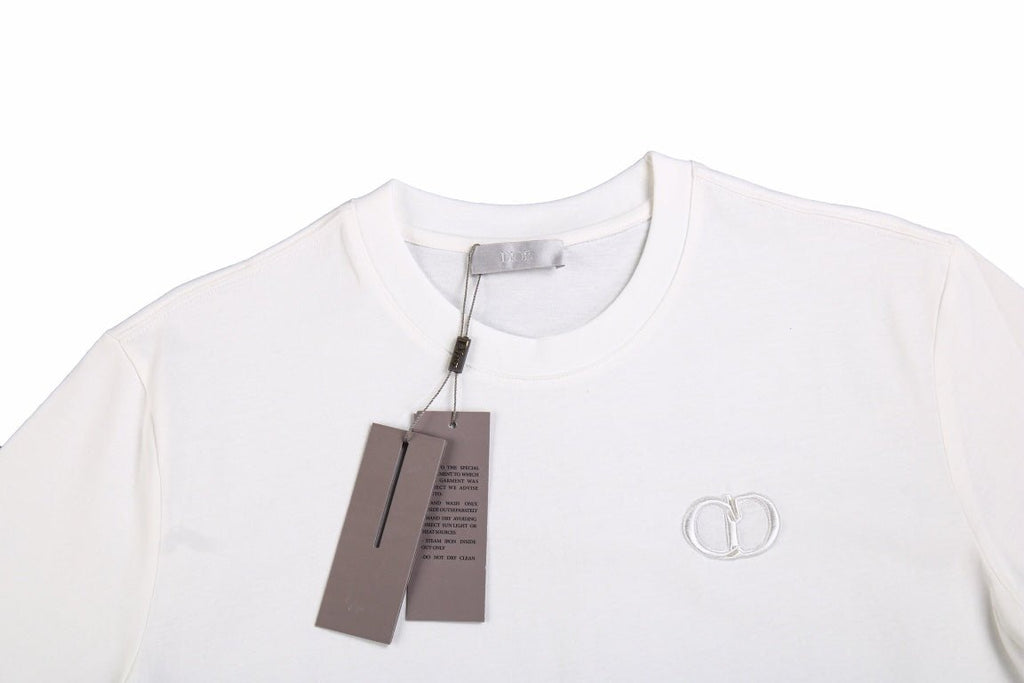 Dior Double D Logo T-Shirt (White) - netstar
