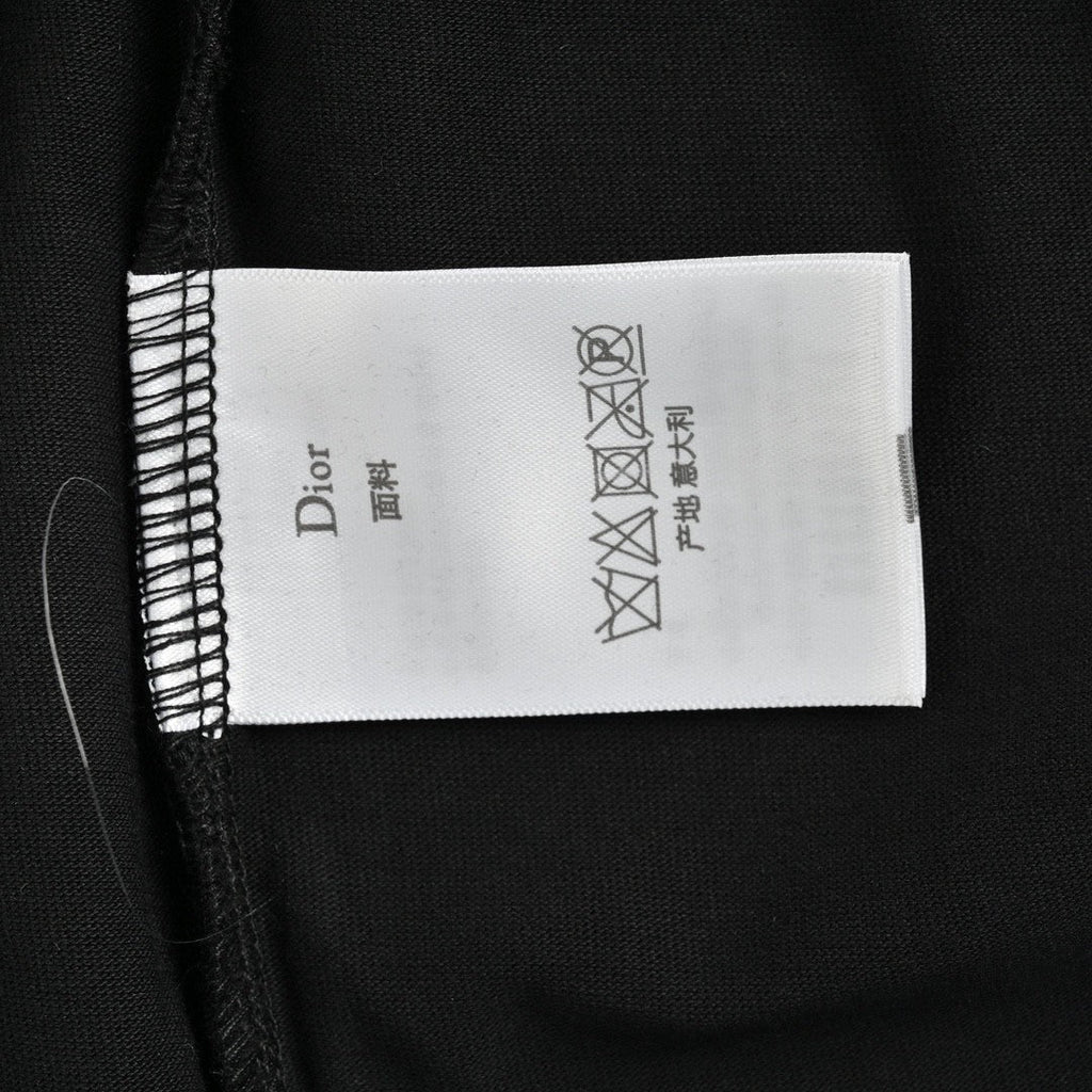 Dior Dripping Logo T-Shirt (Black) - netstar
