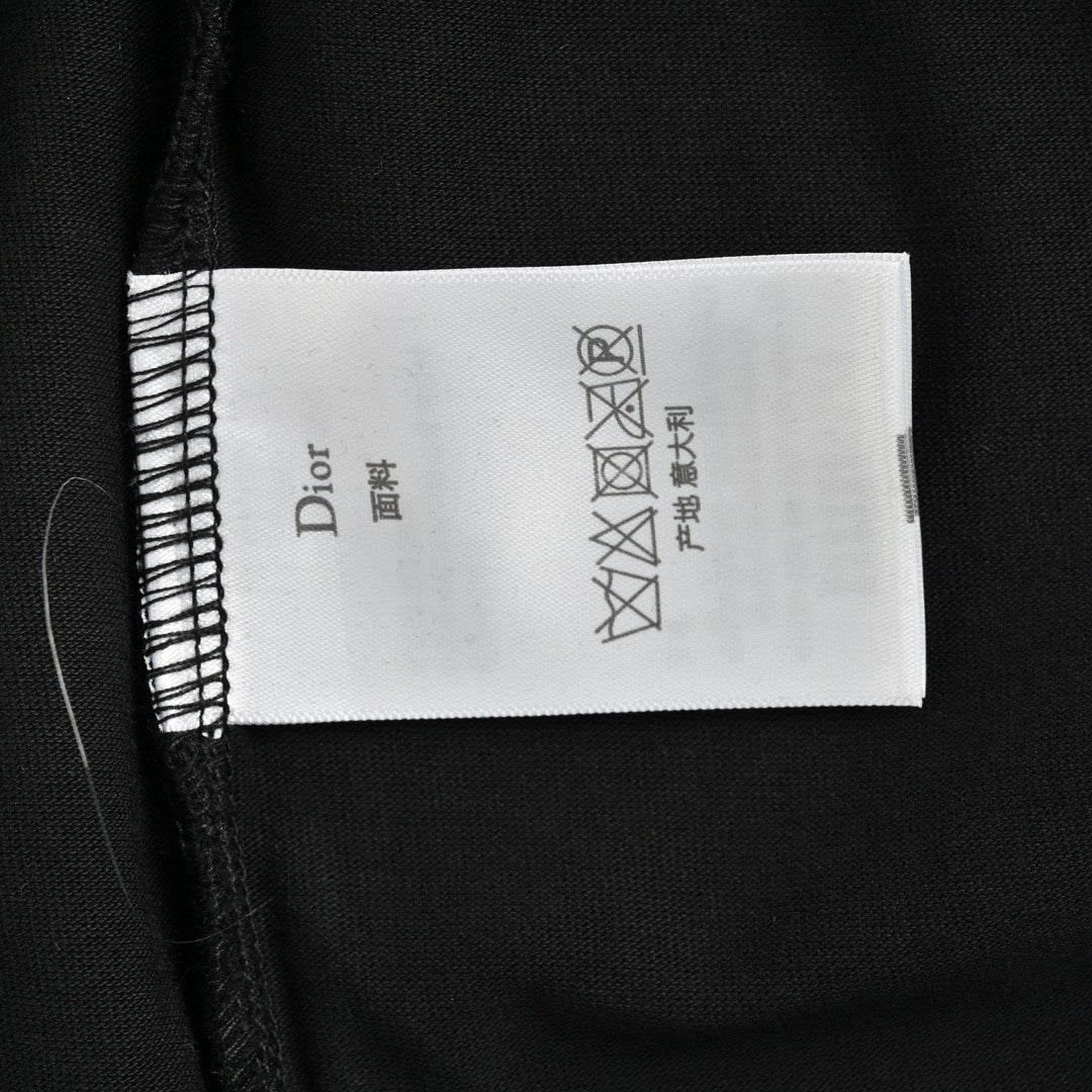 Dior Dripping Logo T-Shirt (Black) - netstar