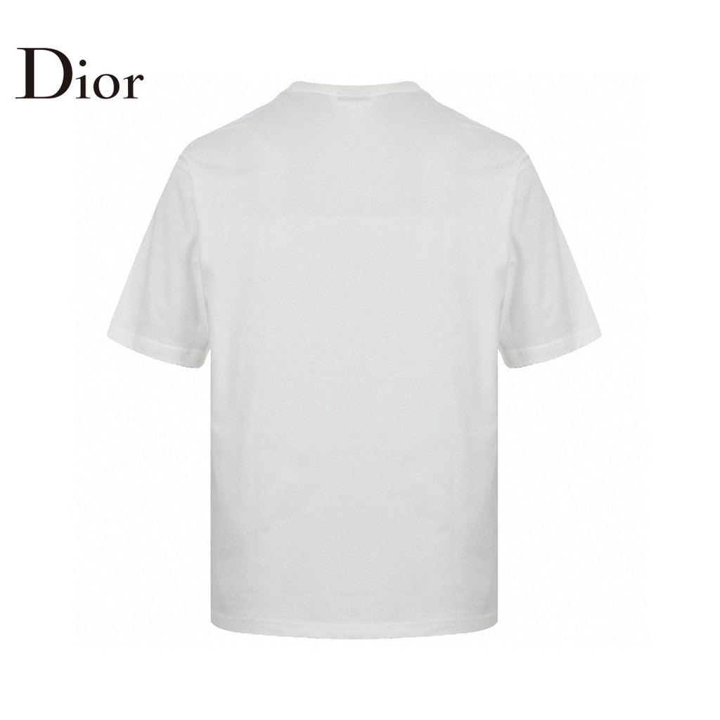 Dior Dripping Logo T-Shirt (White) - netstar
