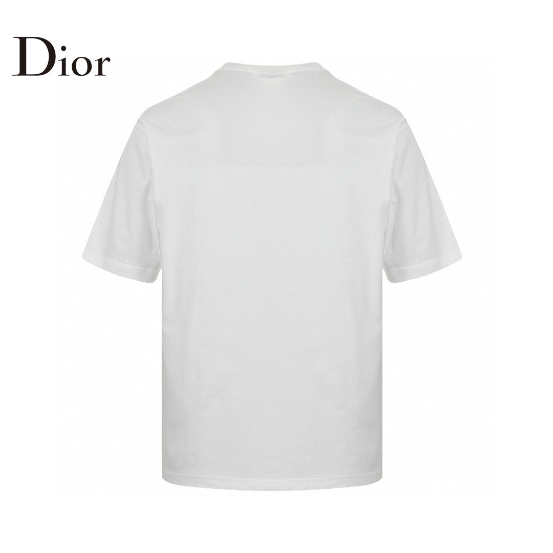 Dior Dripping Logo T-Shirt (White) - netstar