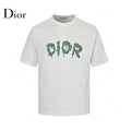 Dior Dripping Logo T-Shirt (White) - netstar