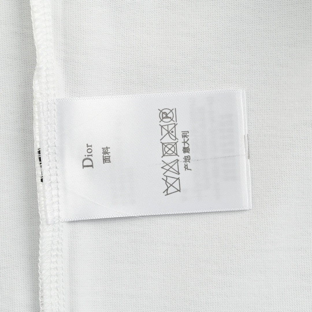 Dior Dripping Logo T-Shirt (White) - netstar
