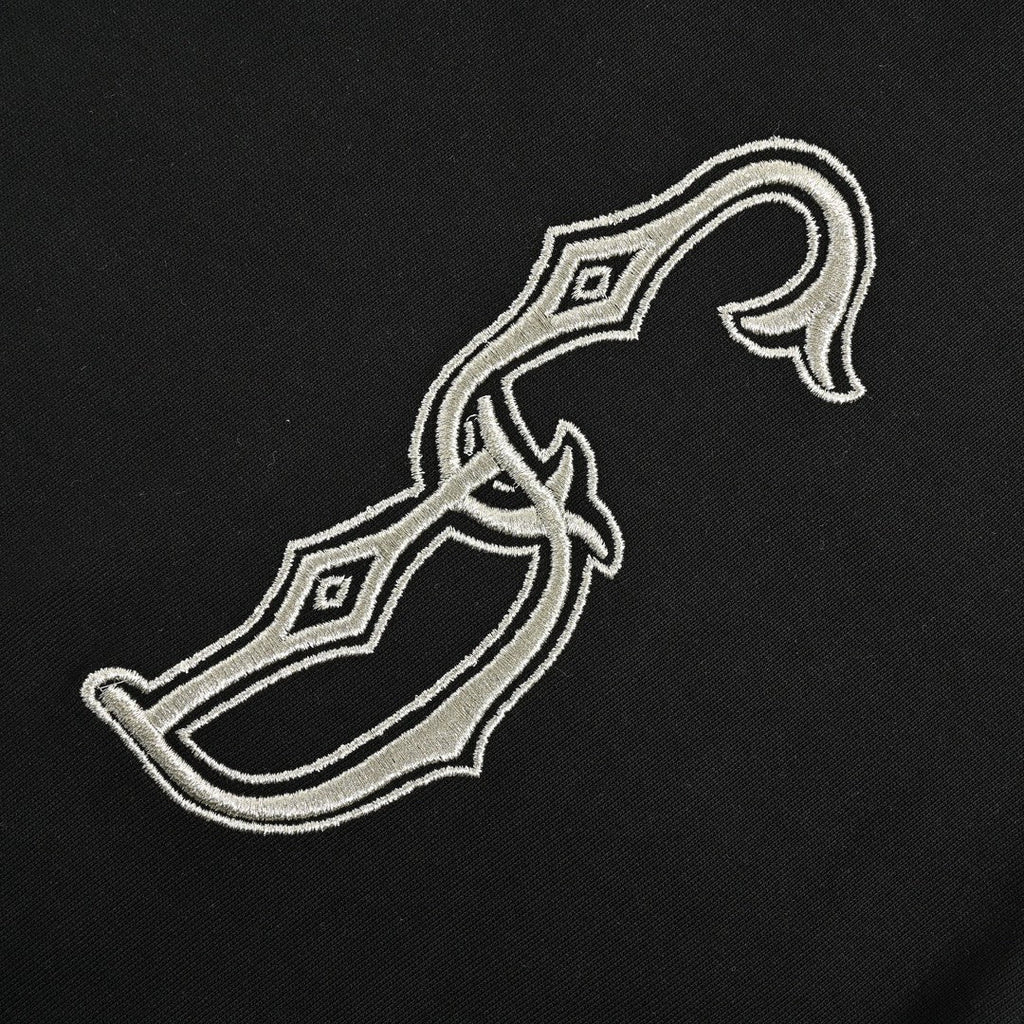 Dior Embroidered CD Logo T-Shirt (Black) - netstar