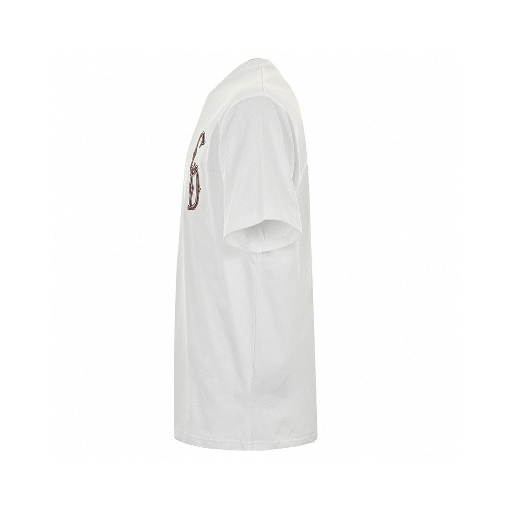 Dior Embroidered CD Logo T-Shirt (White) - netstar