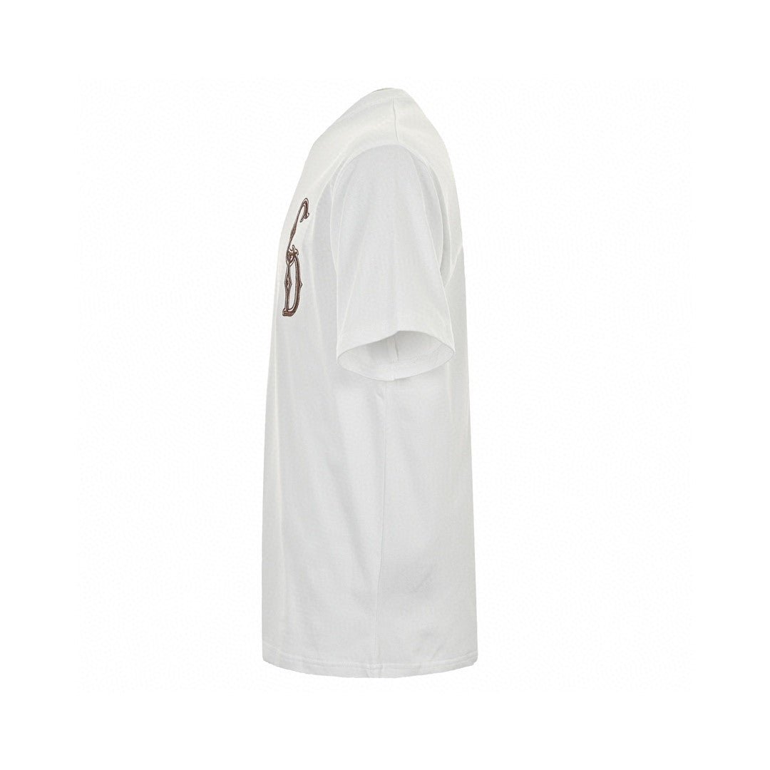 Dior Embroidered CD Logo T-Shirt (White) - netstar