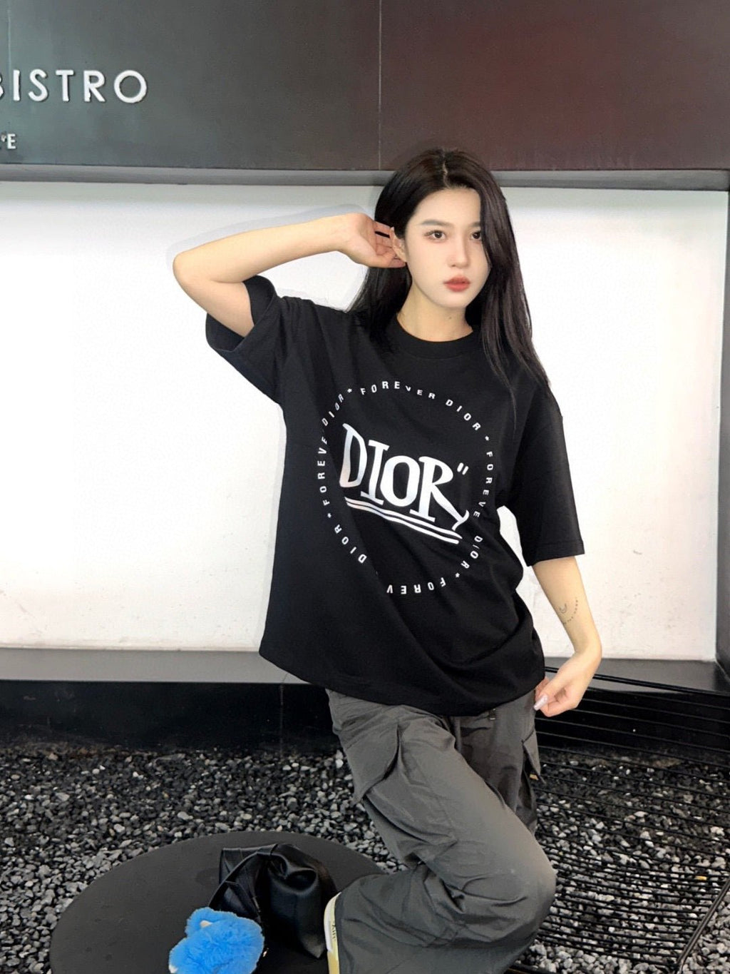 Dior "Forever Dior" T-Shirt (Black) - netstar