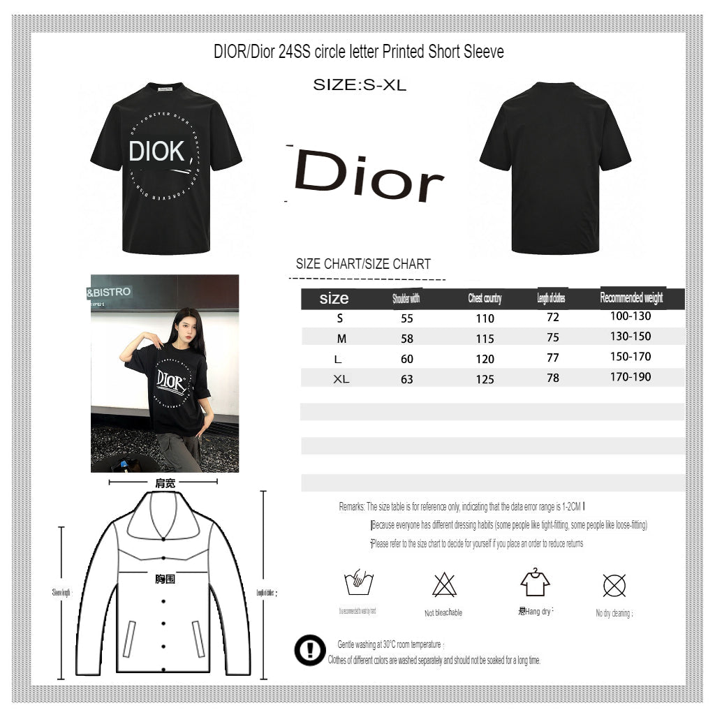 Dior "Forever Dior" T-Shirt (Black) - netstar