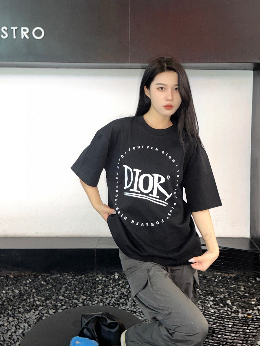 Dior "Forever Dior" T-Shirt (Black) - netstar