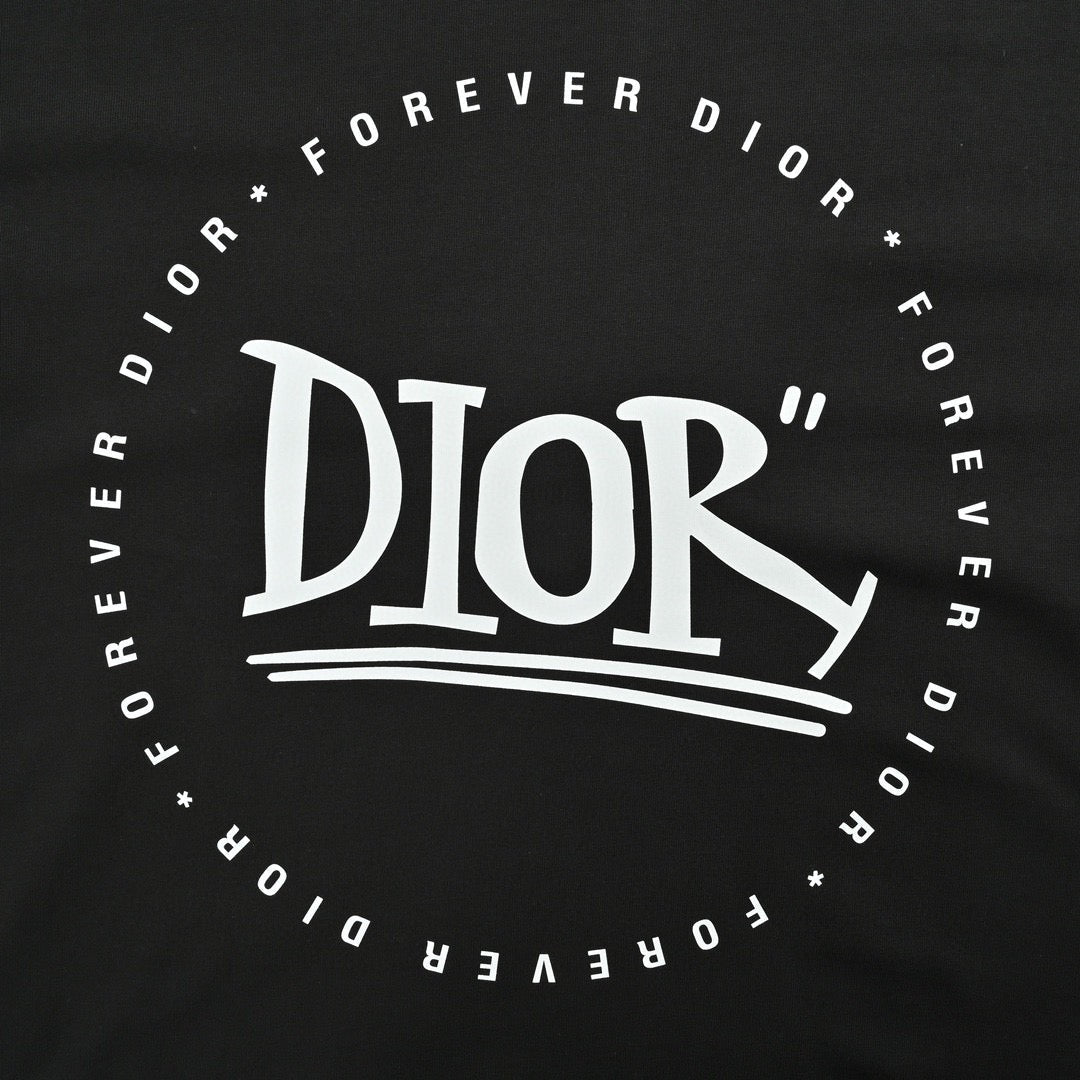 Dior "Forever Dior" T-Shirt (Black) - netstar
