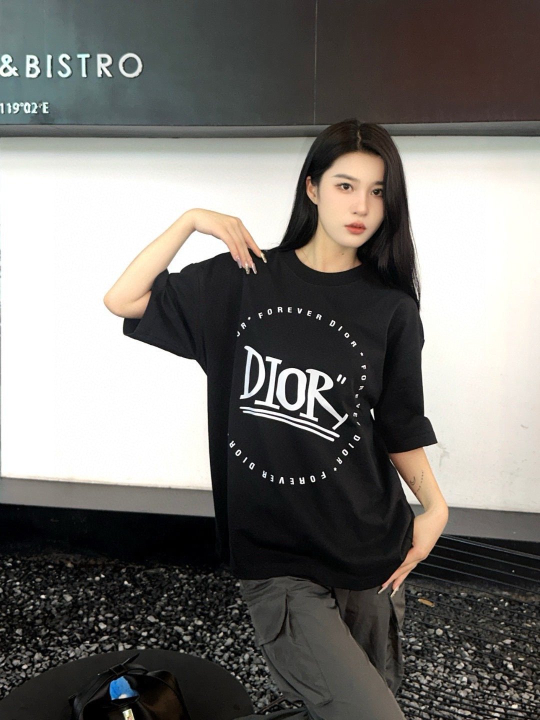 Dior "Forever Dior" T-Shirt (Black) - netstar