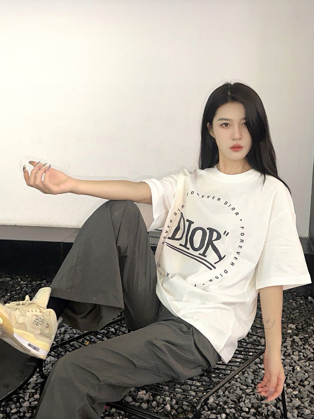 Dior "Forever Dior" T-Shirt (White) - netstar