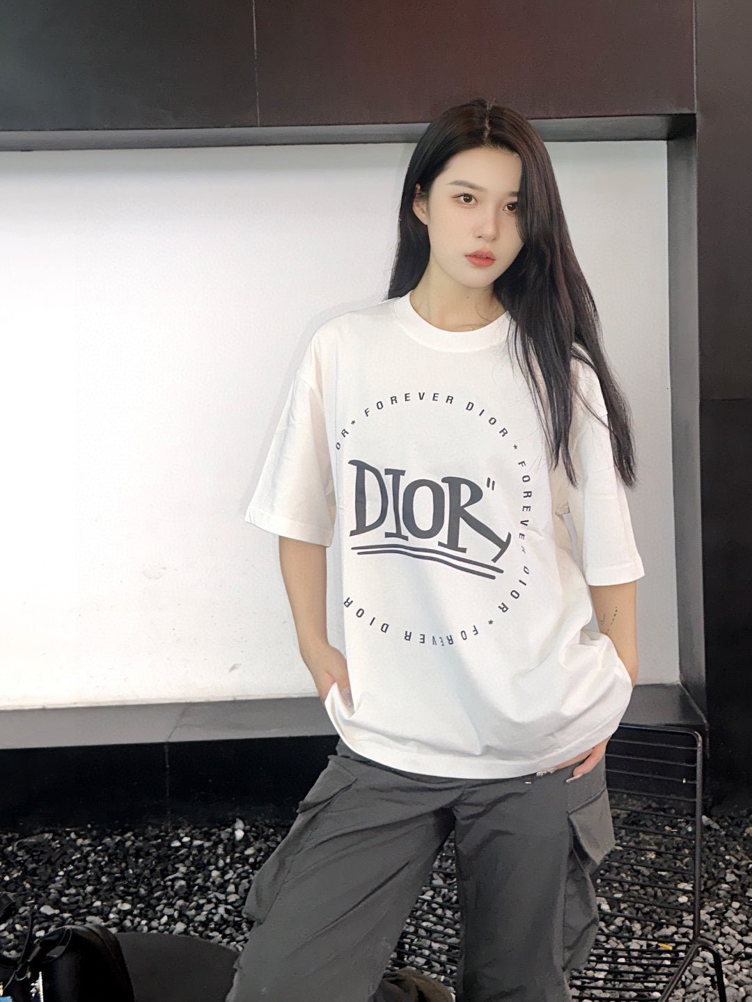 Dior "Forever Dior" T-Shirt (White) - netstar