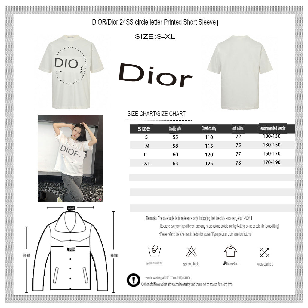 Dior "Forever Dior" T-Shirt (White) - netstar