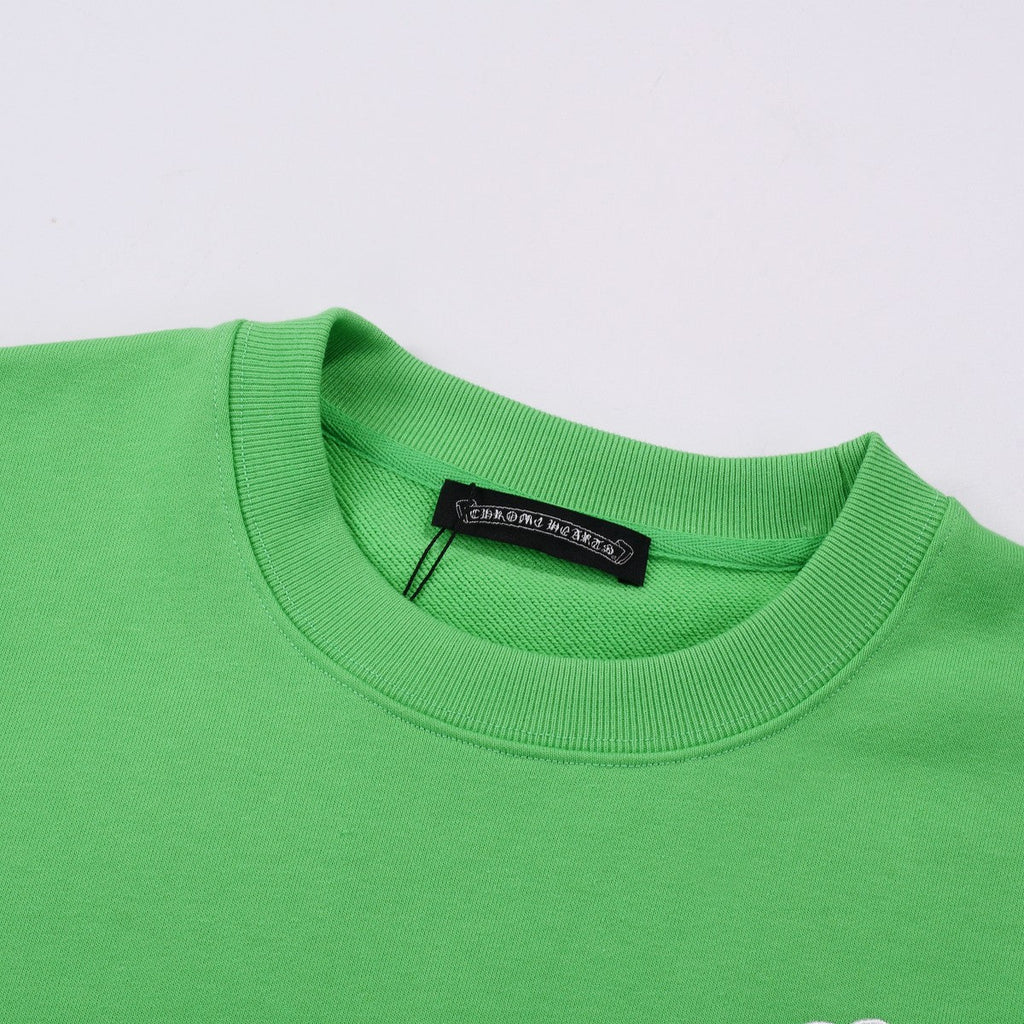 CHROME HEARTS WHITE CROSS PATCH SWEATSHIRT GREEN - netstar®