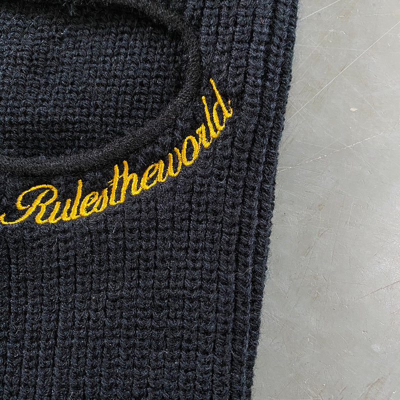 CORTEIZ KNIT BALACLAVA BLACK YELLOW - netstar®