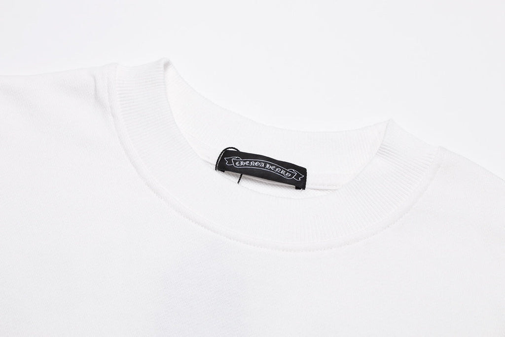 CHROME HEARTS BLACK CROSS SWEATSHIRT WHITE - netstar®