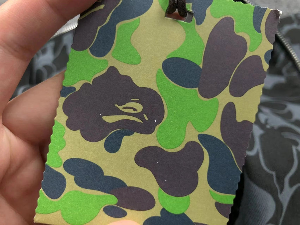 BAPE X DOVER STREET MARKET SPECIAL CAMO SHARK FULL ZIP HOODIE BLACK - netstar®