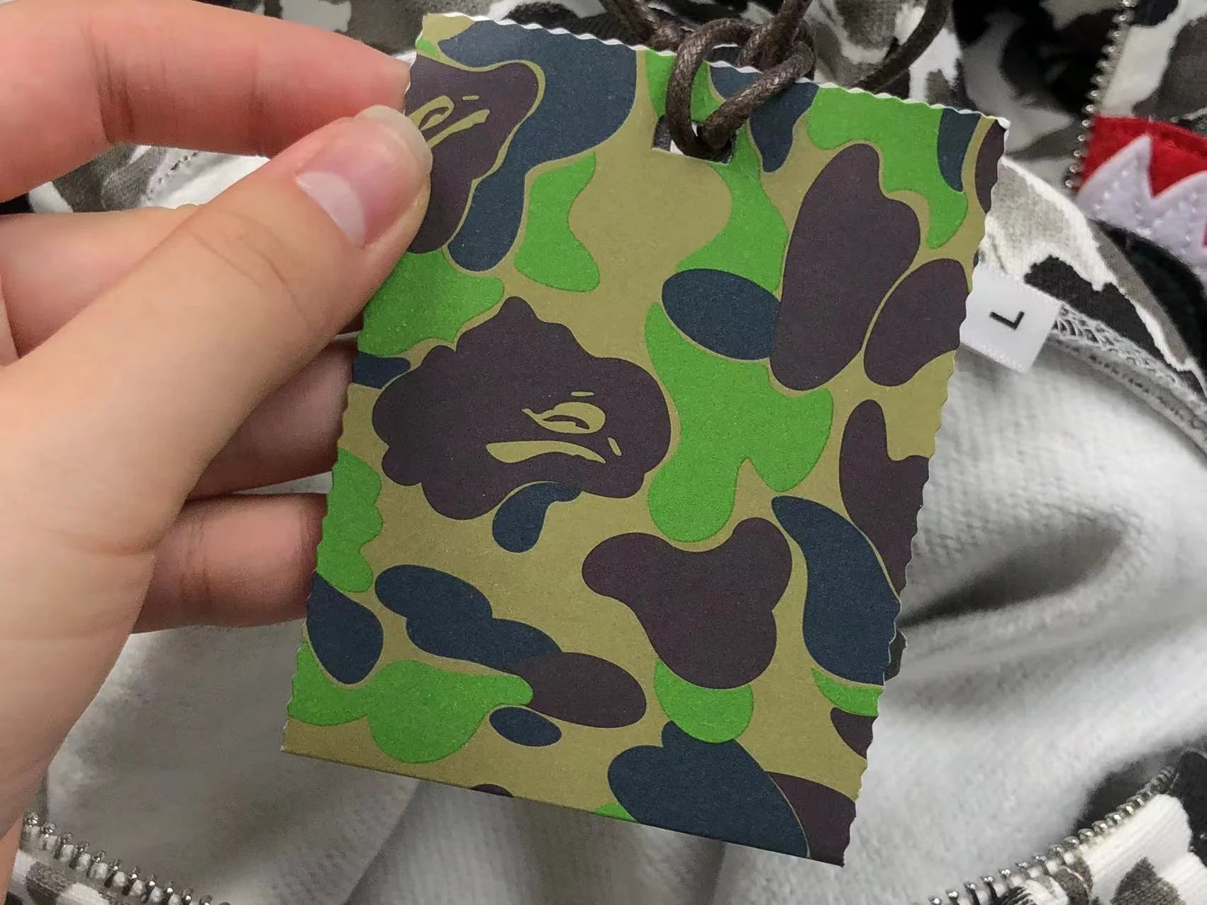 BAPE ABC CAMO SHARK FULL ZIP HOODIE GREY - netstar®