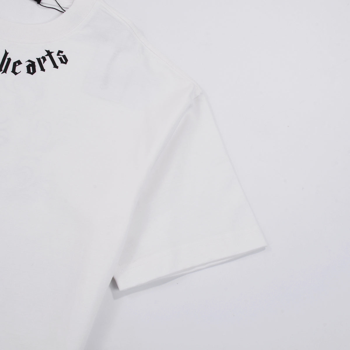 CHROME HEARTS LOGO COLLAR T-SHIRT WHITE - netstar®