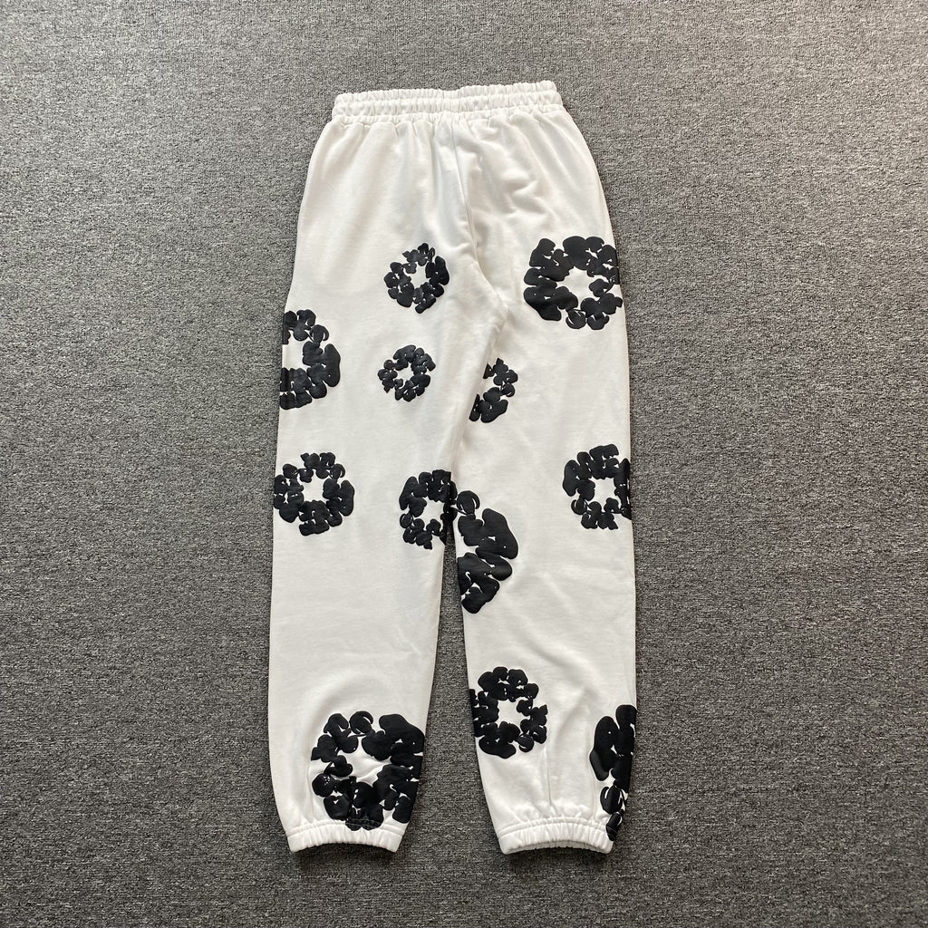 DENIM TEARS COTTON WREATH SWEATPANTS WHITE - netstar®