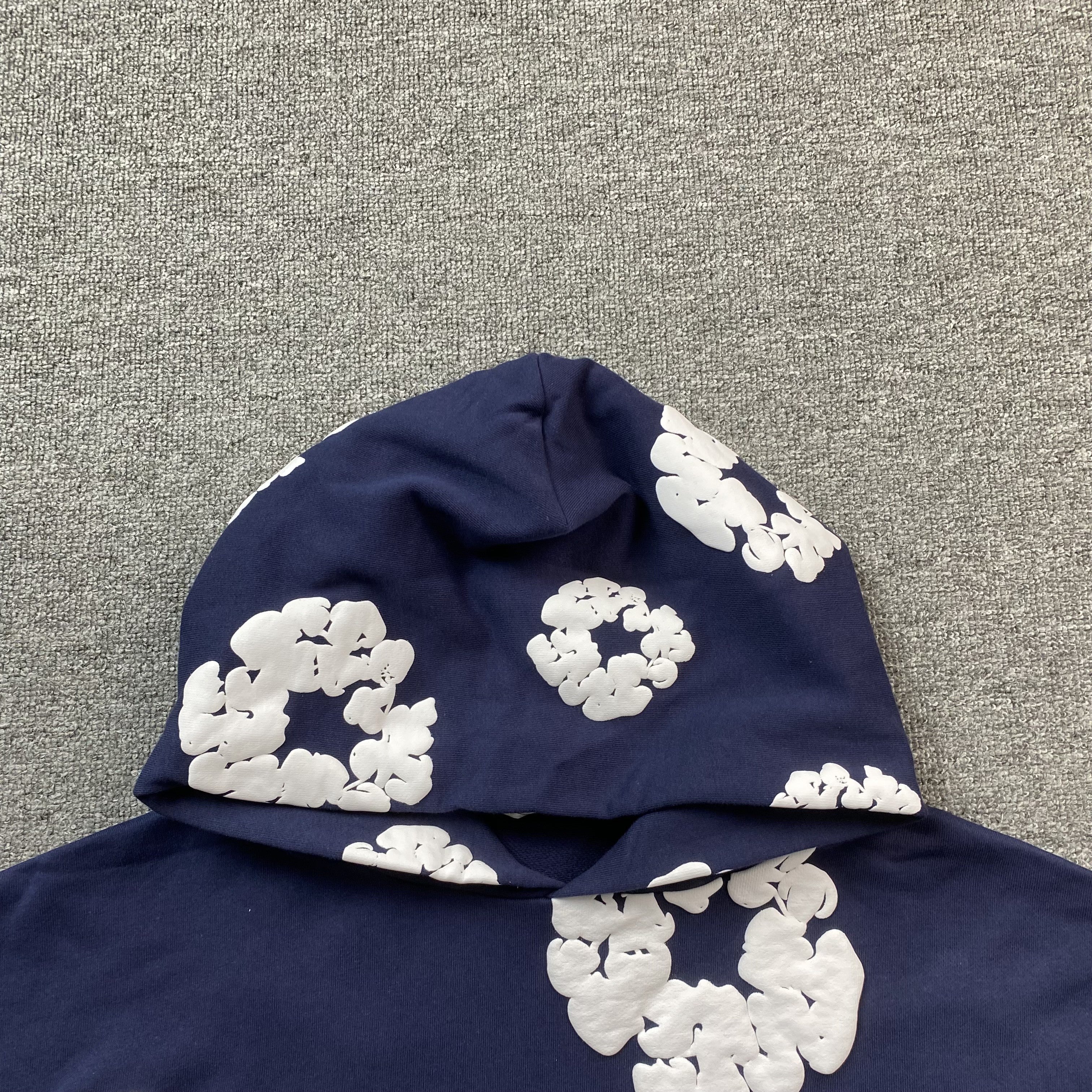 DENIM TEARS COTTON WREATH HOODIE NAVY - netstar®