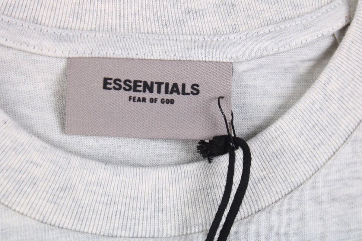 Fear of God Essentials Logo T-Shirt - Heather Grey - netstar®