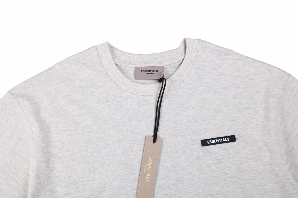 Fear of God Essentials Logo T-Shirt - Heather Grey - netstar®
