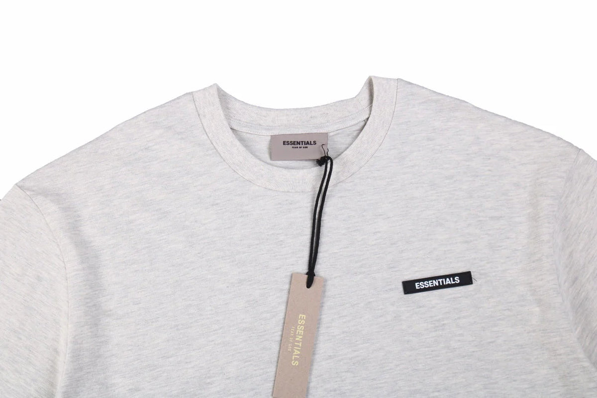 Fear of God Essentials Logo T-Shirt - Heather Grey - netstar®