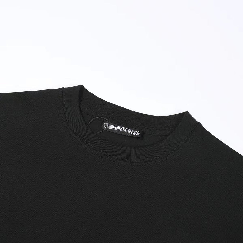 CHROME HEARTS WHITE DOUBLE CROSS T-SHIRT BLACK - netstar®